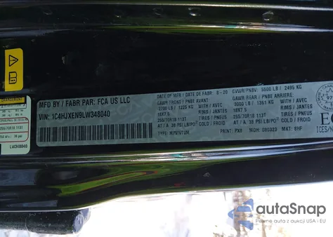 2020 Jeep Wrangler Unlimited Sahara Altitude из США, поврежденный, VIN 1C4HJXEN9LW348040